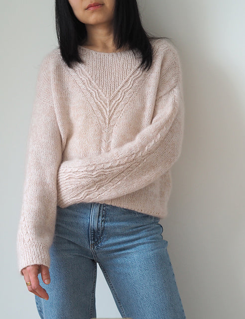 Wave Rib Sweater Knitting Pattern