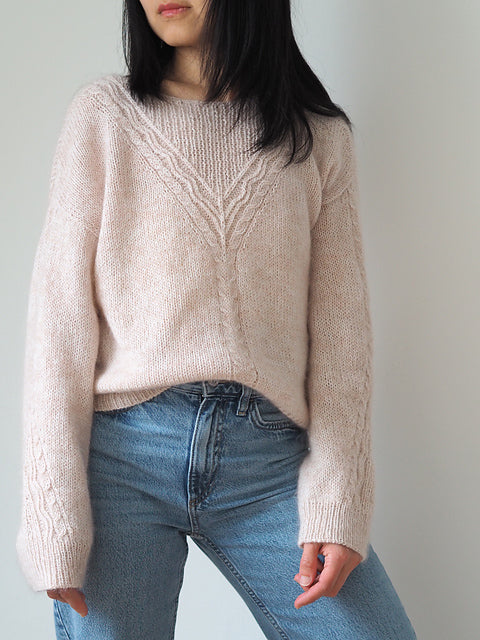 Wave Rib Sweater Knitting Pattern