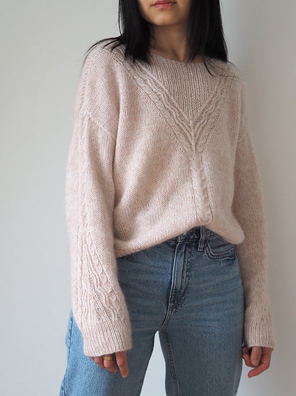 Wave Rib Sweater Knitting Pattern