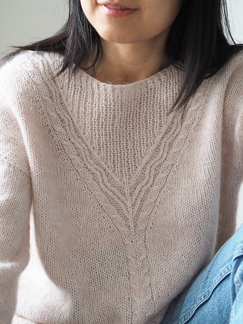 Wave Rib Sweater Knitting Pattern