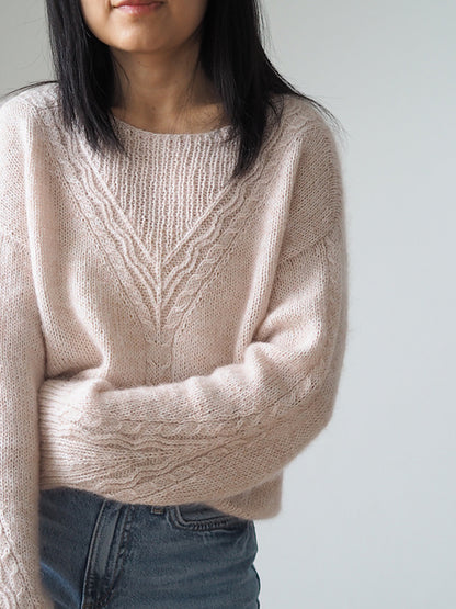 Wave Rib Sweater Knitting Pattern