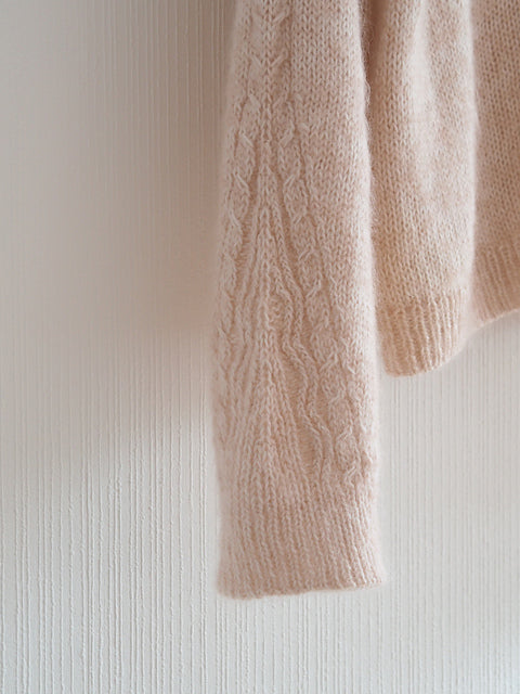Chevron Cable Sweater Knitting Pattern