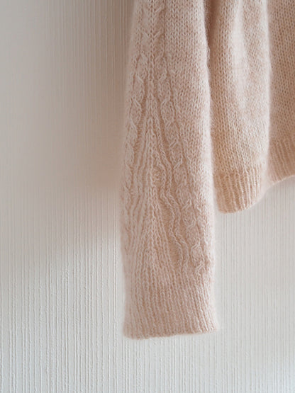 Chevron Cable Sweater Knitting Pattern