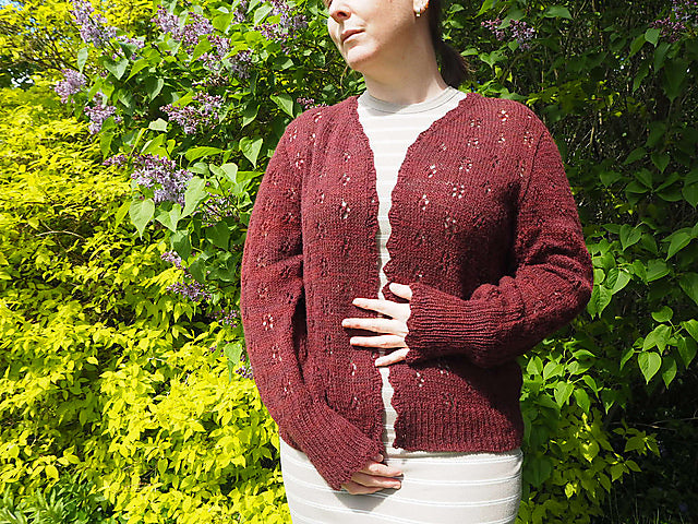 Lace Cardigan Knitting Pattern