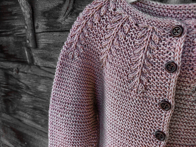 Baby Fern Cardigan Knitting Pattern