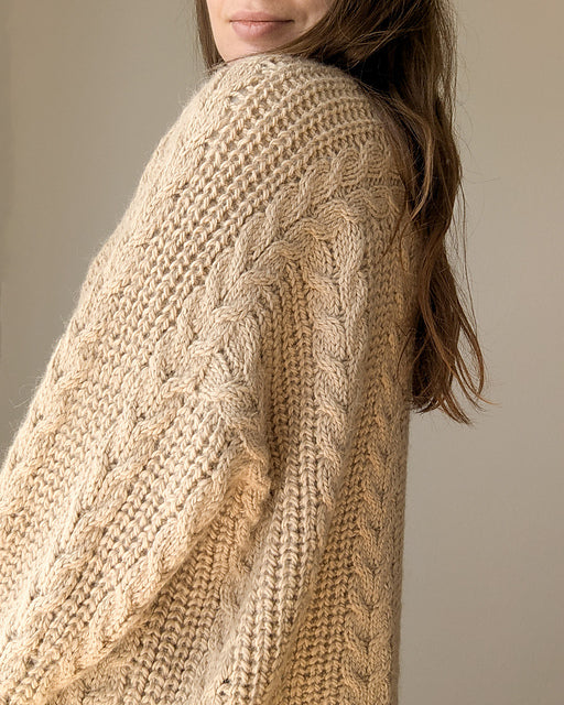 Oversized Cardigan Knitting Pattern