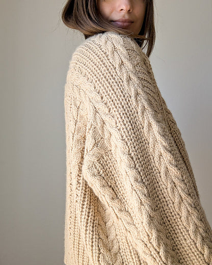 Oversized Cardigan Knitting Pattern