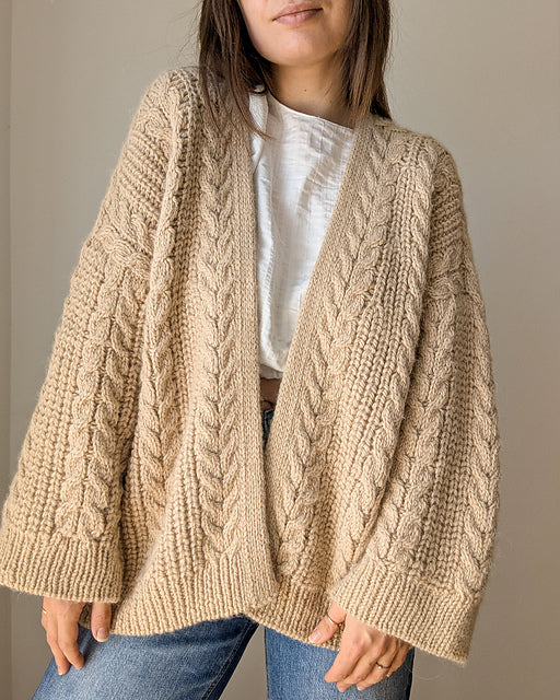 Oversized Cardigan Knitting Pattern