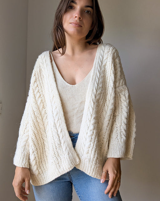 Oversized Cardigan Knitting Pattern