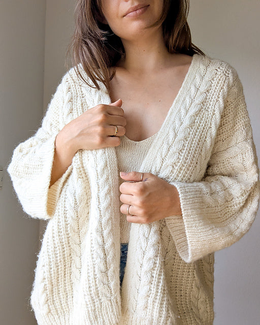 Oversized Cardigan Knitting Pattern