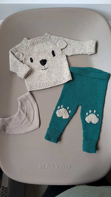 Baby Bear Set Knitting Pattern