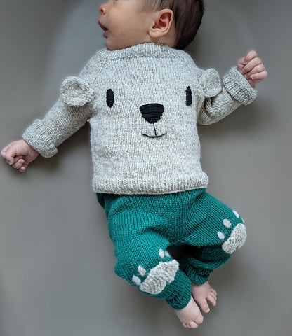 Baby Bear Set Knitting Pattern
