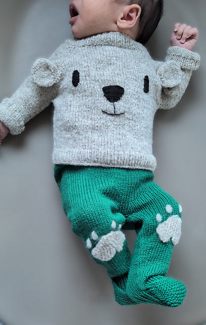 Baby Bear Set Knitting Pattern