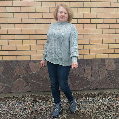 Classic Cable Sweater Knitting Pattern
