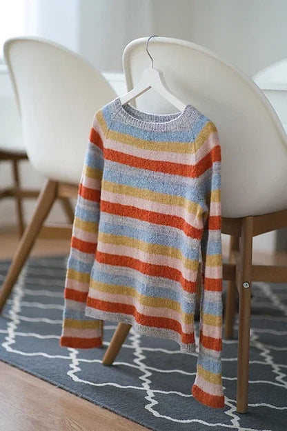 Colorline Sweater Knitting Pattern