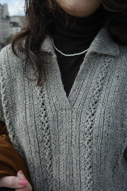 Textured Polo Knitting Pattern