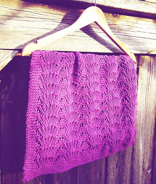 Seashell Blanket Knitting Pattern
