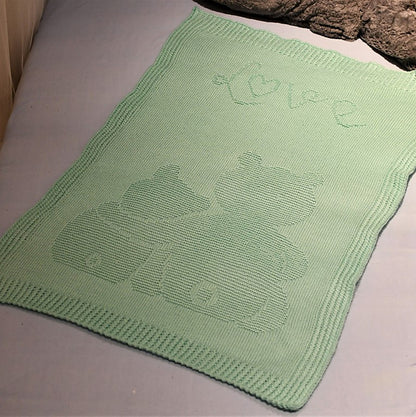 Lovely Baby Blanket Knitting Pattern
