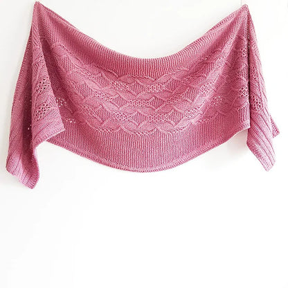 Garden Whispers Wrap  Knitting Pattern