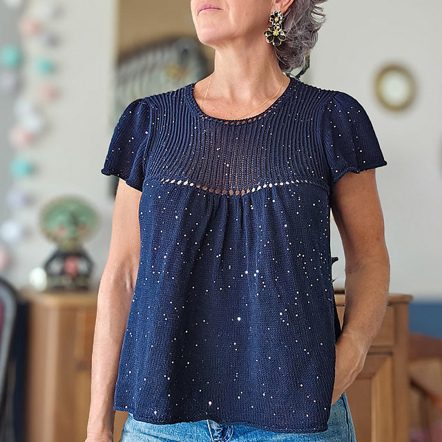 Relaxed Summer Top Knitting Pattern