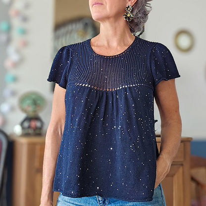 Relaxed Summer Top Knitting Pattern