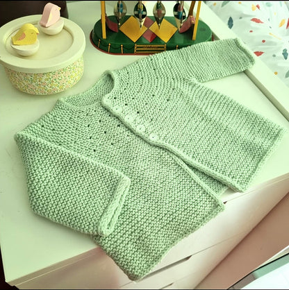 Easy Baby Cardigan Knitting Pattern