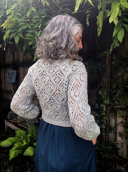 Chunky Lace Sweater Knitting Pattern