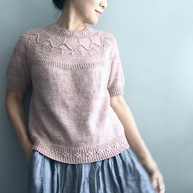 Floral Tee Knitting Pattern
