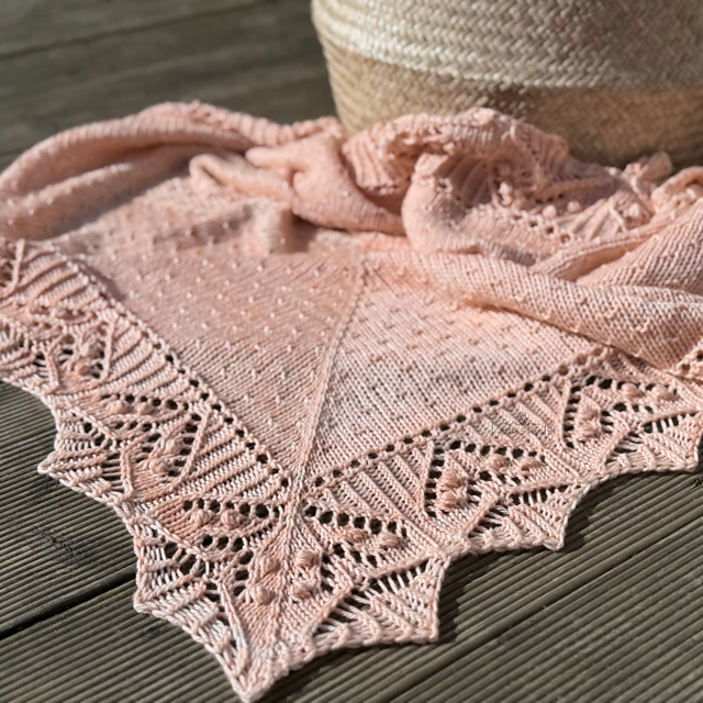 Blossom Baby Blanket Knitting Pattern