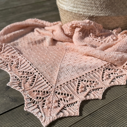 Blossom Baby Blanket Knitting Pattern