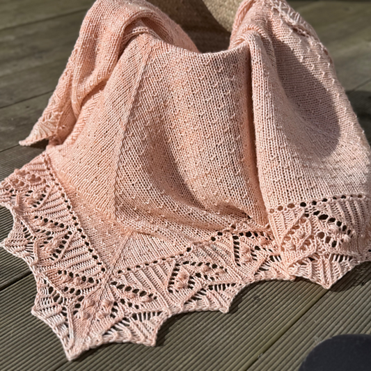 Blossom Baby Blanket Knitting Pattern