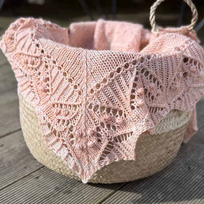 Blossom Baby Blanket Knitting Pattern