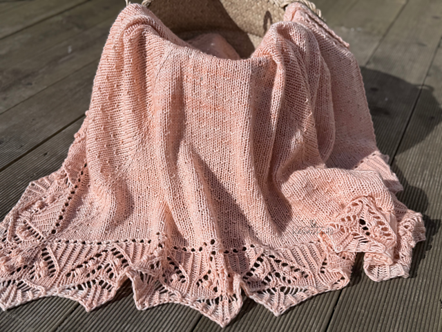 Blossom Baby Blanket Knitting Pattern