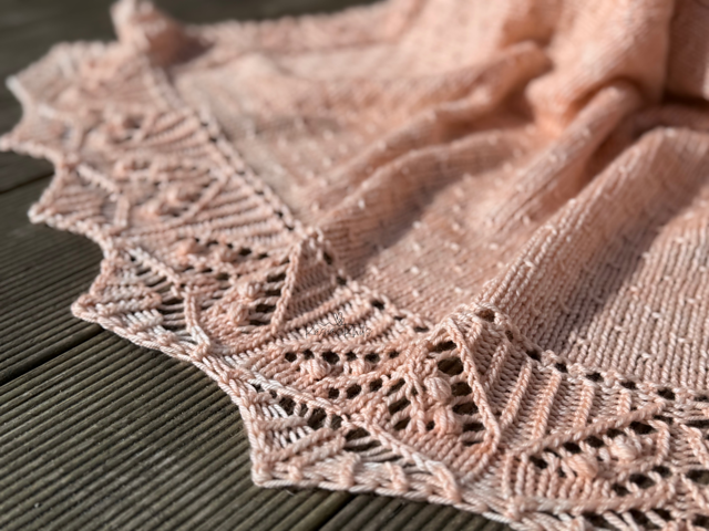 Blossom Baby Blanket Knitting Pattern