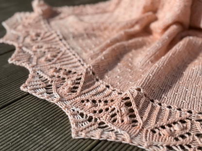 Blossom Baby Blanket Knitting Pattern