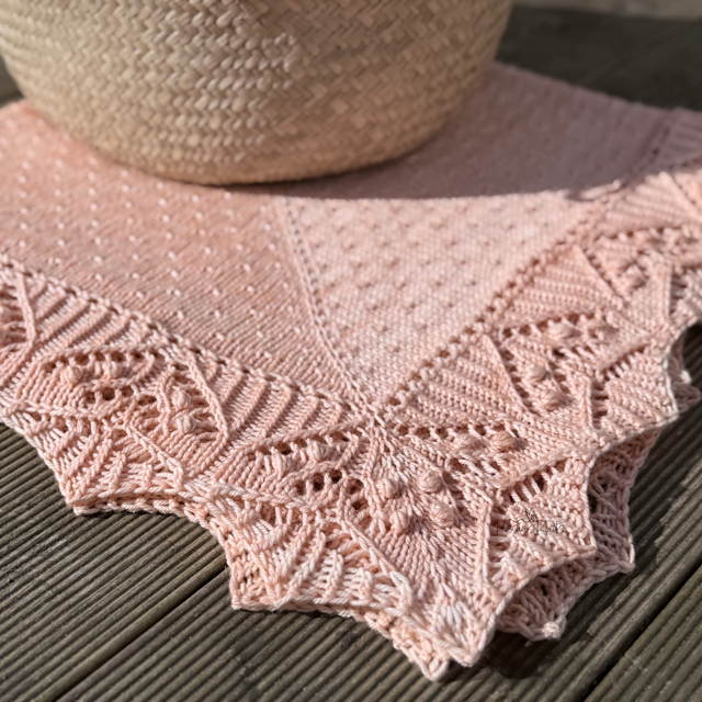 Blossom Baby Blanket Knitting Pattern
