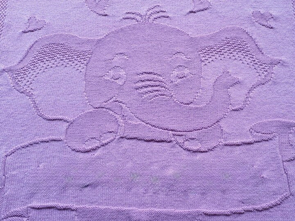 Elephant Baby Blanket Knitting Pattern