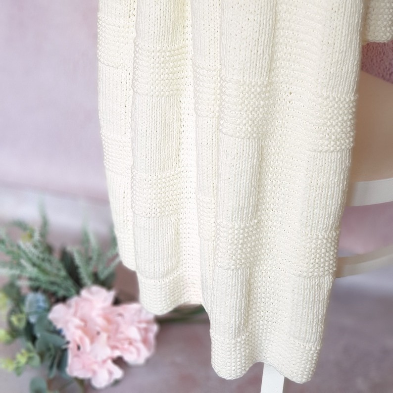 Beginner Baby Blanket Knitting Pattern