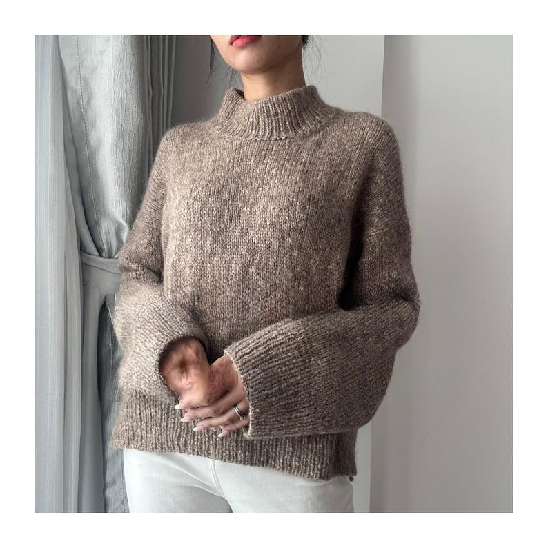 Relaxed Pullover Knitting Pattern
