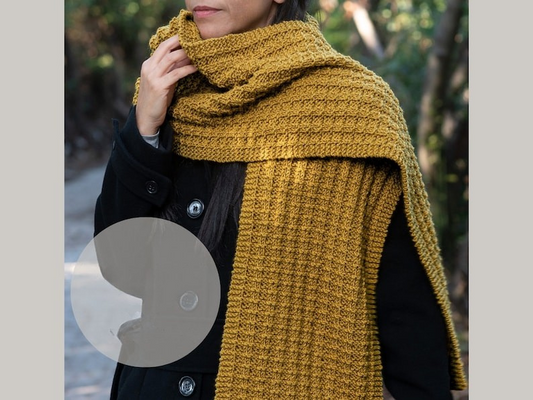 Textured Scarf Knitting Pattern