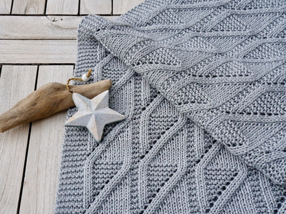 Textured Baby Blanket Knitting Pattern
