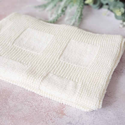 Beginner Baby Blanket Knitting Pattern