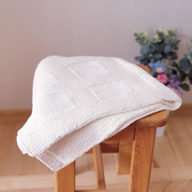 Beginner Baby Blanket Knitting Pattern