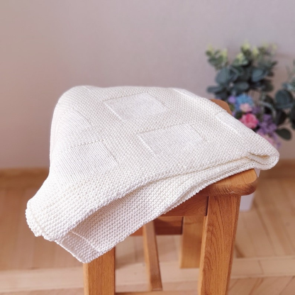 Beginner Baby Blanket Knitting Pattern