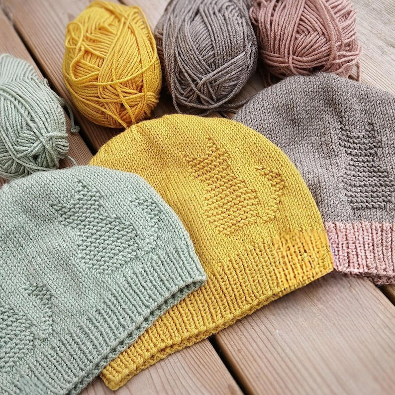 Cat Beanie Knitting Pattern