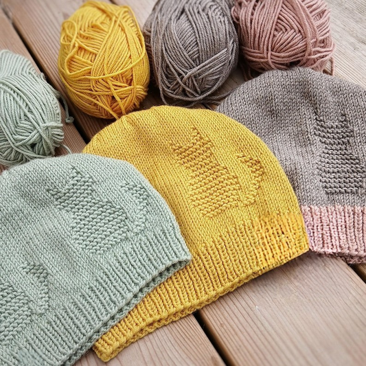 Cat Beanie Knitting Pattern