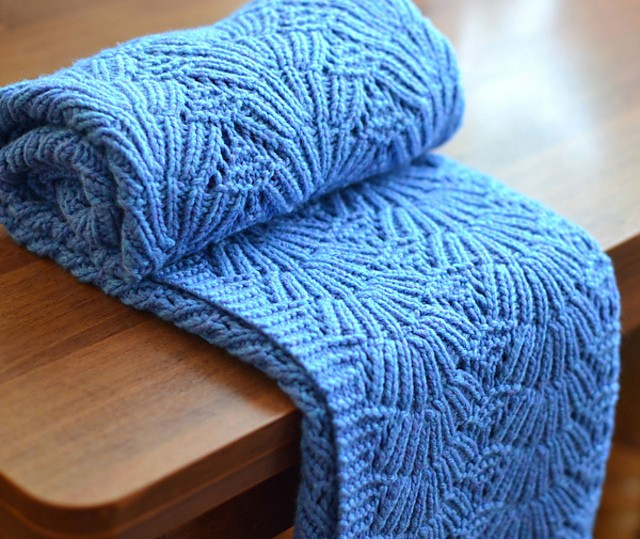 Seashell Blanket Knitting Pattern