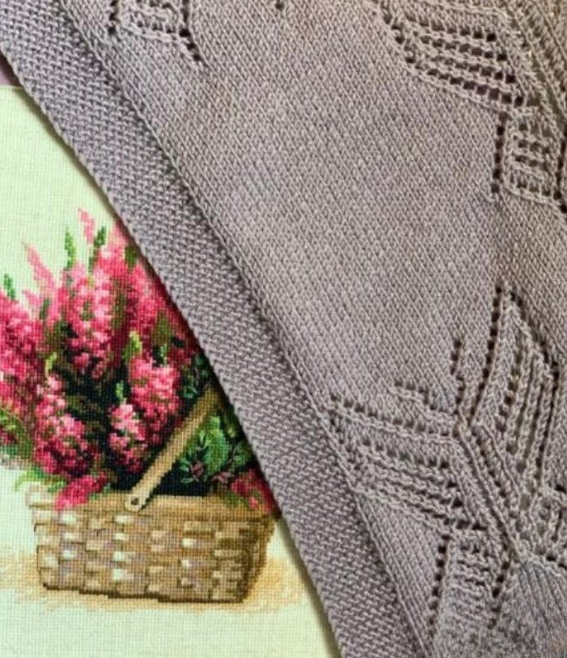 Butterfly Throw Knitting Pattern