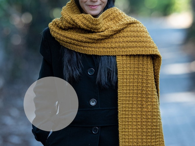 Textured Scarf Knitting Pattern