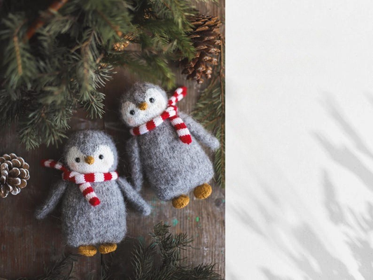 Winter Penguin Knitting Pattern
